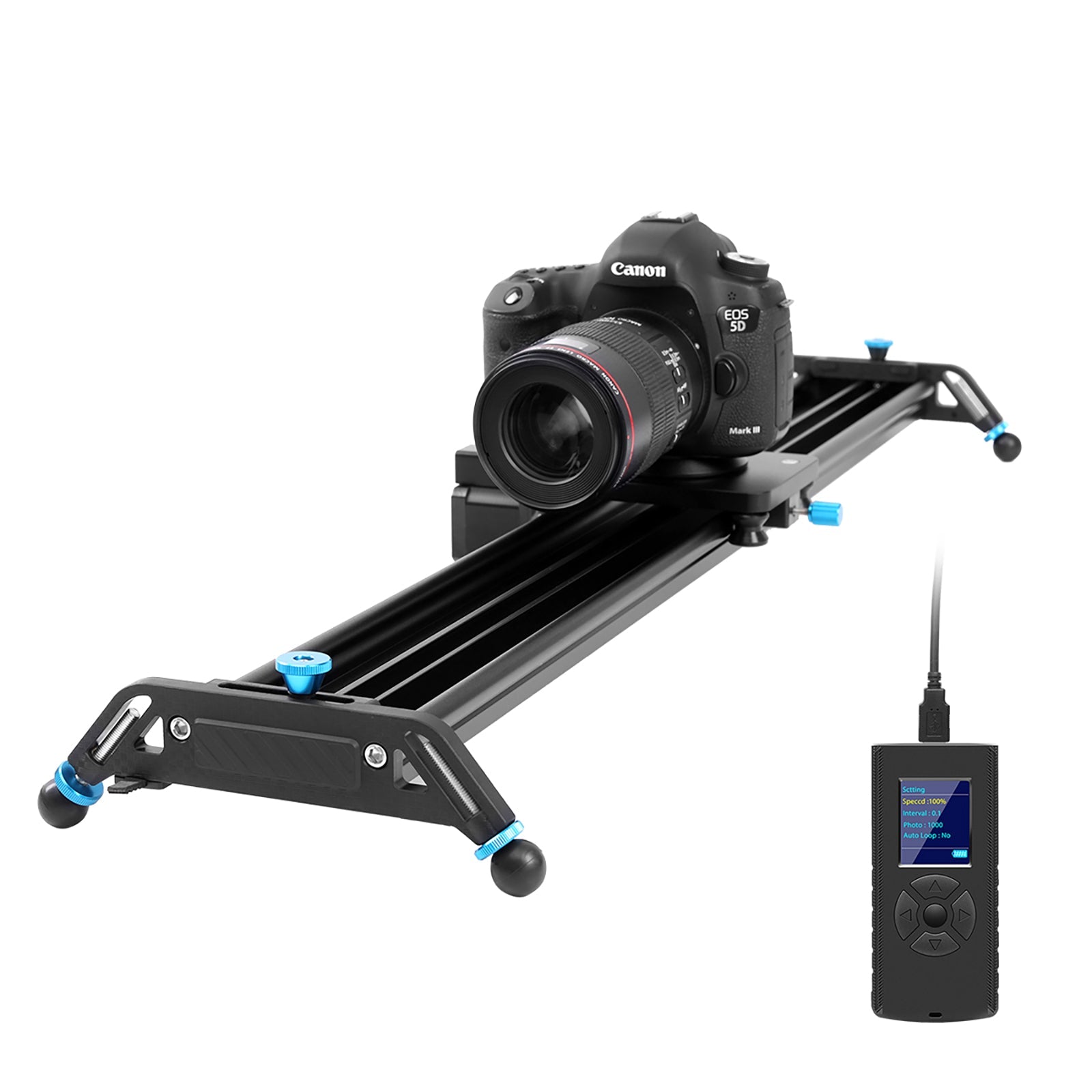 GVM J80D Aluminum Alloy Motorized Camera Slider (31") - GVMLED