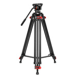 GVM JJL-JY Video Tripod System with Fluid Head - GVMLED