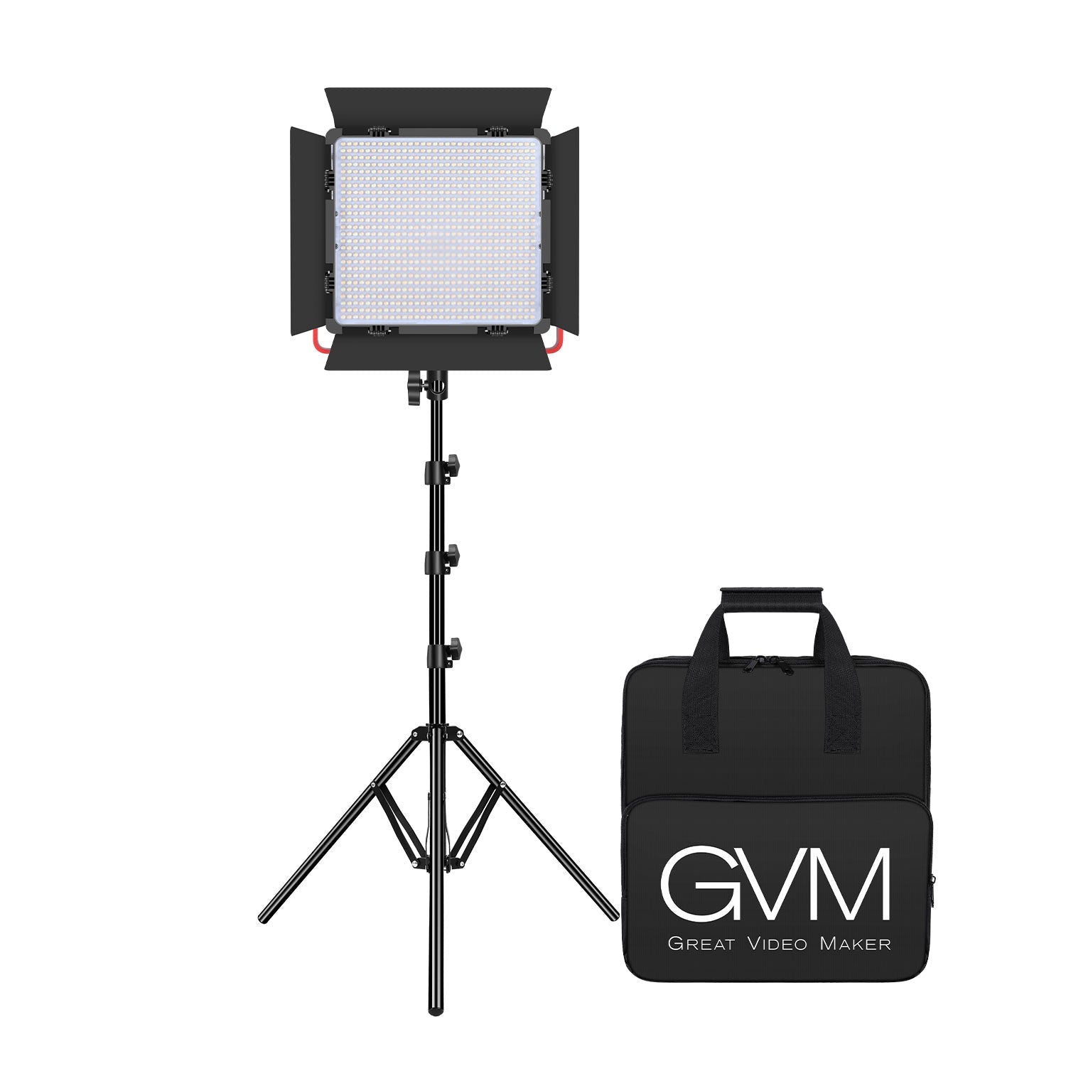 GVM-MB832 50W high-power soft light dual-color LED video soft light with bracket (BOGO) - GVMLED
