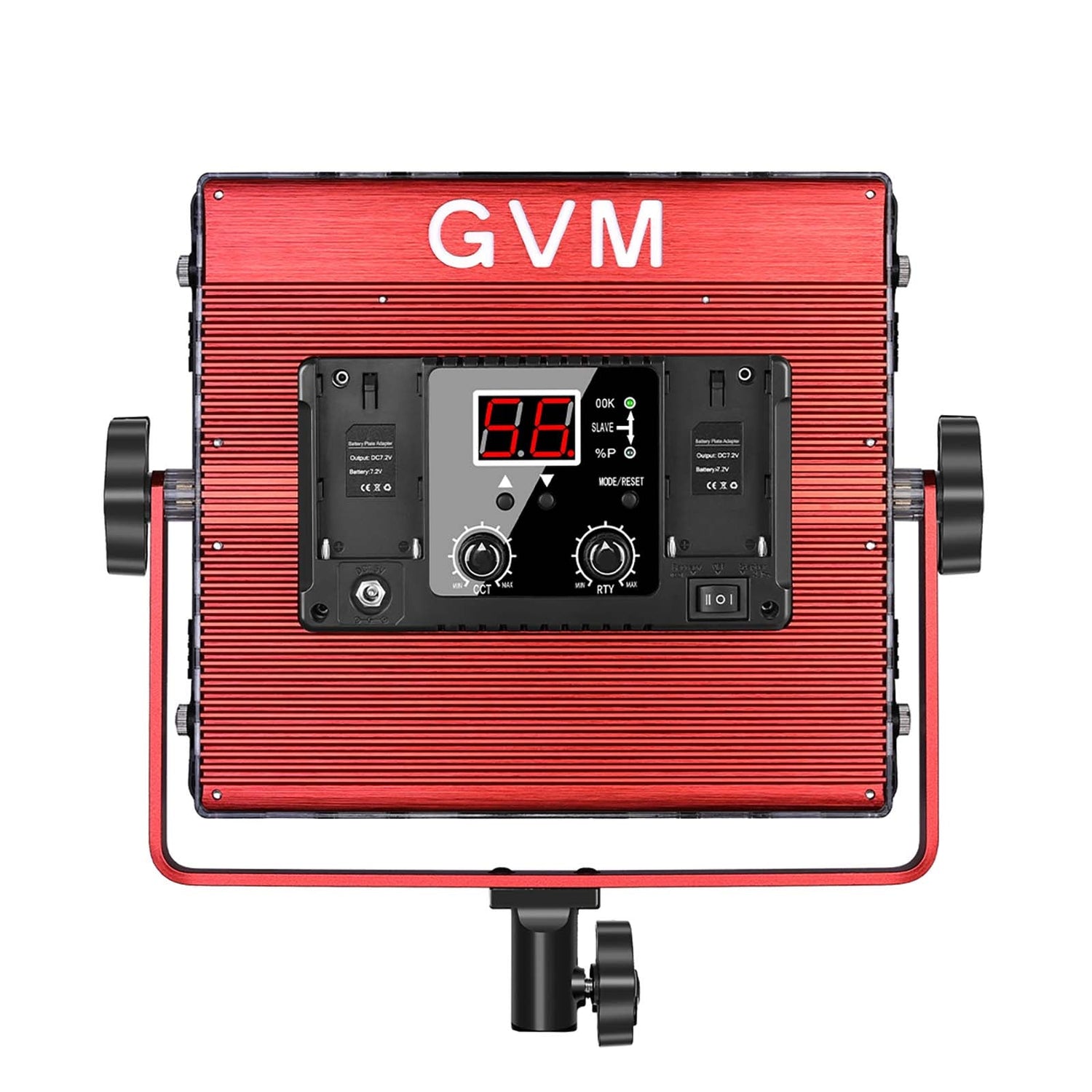 GVM-MB832 50W high-power soft light dual-color LED video soft light with bracket (BOGO) - GVMLED