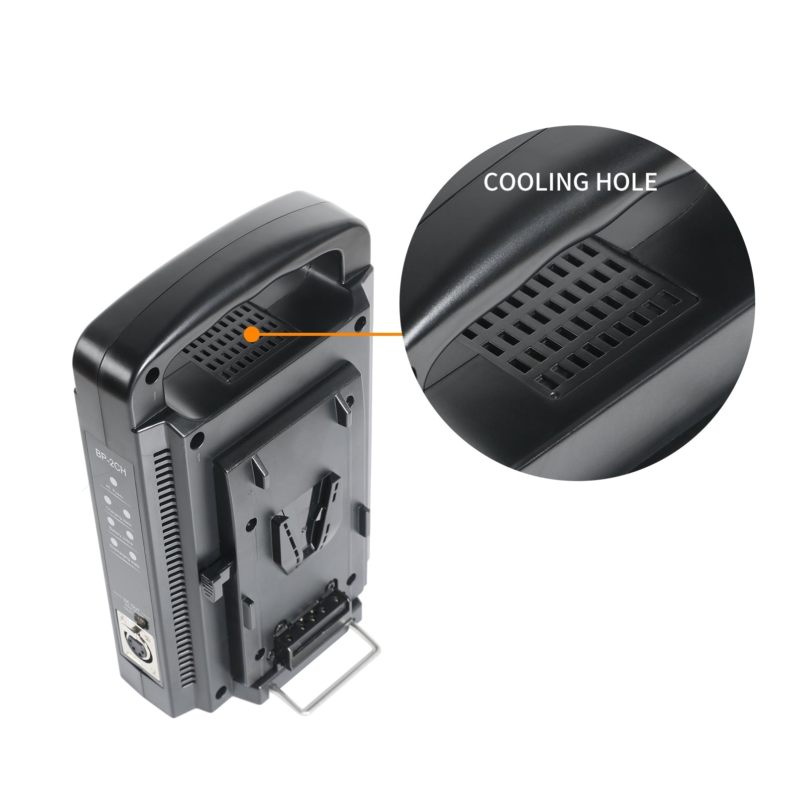 GVM Micro-Series BV-98 Li-Ion V-Mount 2-Battery with Dual Charger Kit - GVMLED