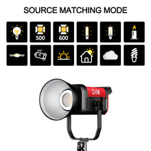 Load image into Gallery viewer, GVM PRO-SD200B 200W Bi-Color Monolight(V-mount &amp;&amp; Mesh Bluetooth)(Shipping July 10) - GVMLED
