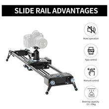 Load image into Gallery viewer, GVM Professional Brushless 2 Axis Carbon Fiber Motorized Camera Slider (32&quot;) - GVMLED
