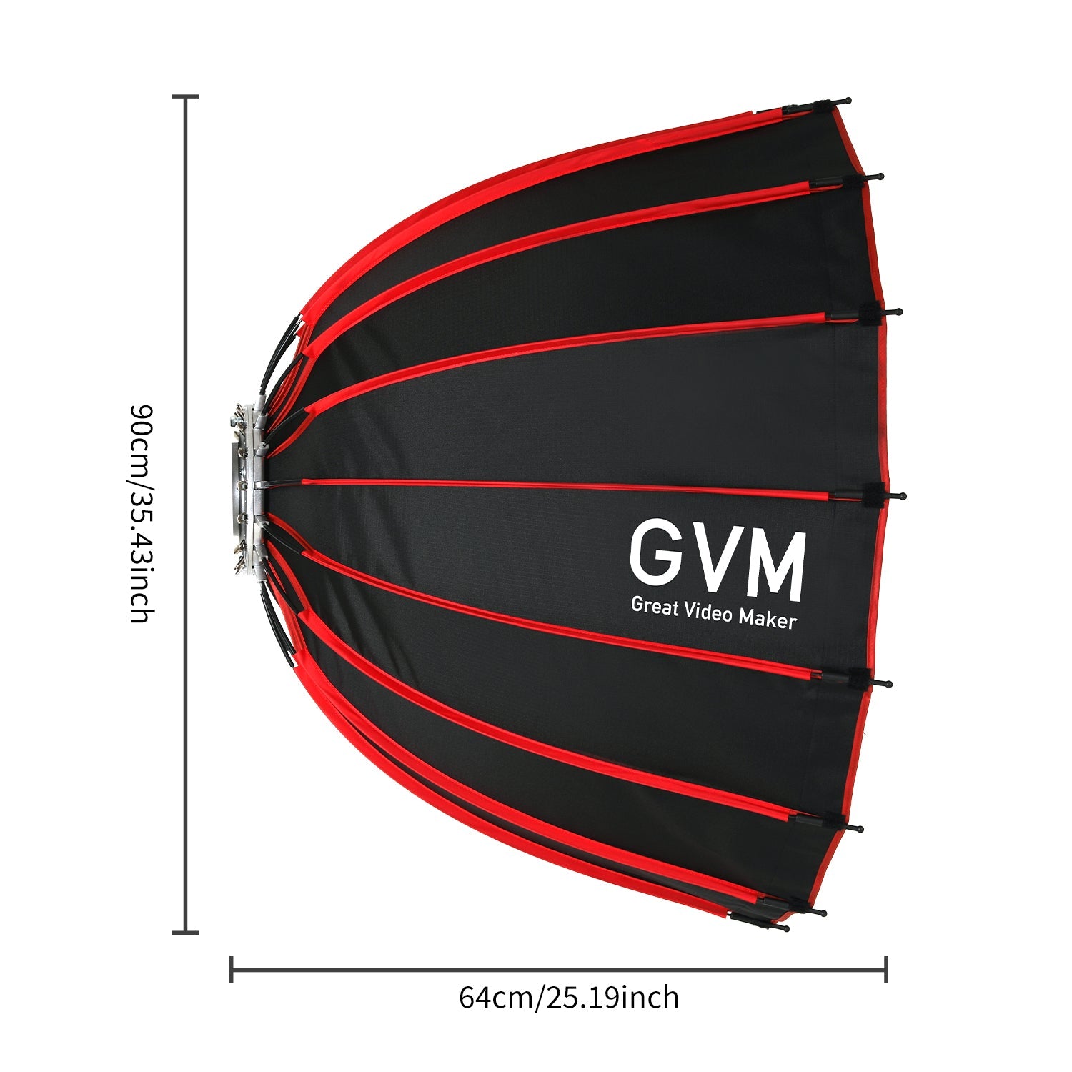 GVM Quick Release And Portable Softbox(35.43'') - GVMLED