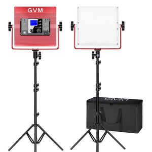GVM R50R288 50W High Power Soft Light Bi-Color & RGB Video Light 2-Light-Kit - GVMLED