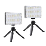 GVM RGB-10S2L Professional Video on Camera Video Light 2 Light Kit with Control Knob - GVMLED