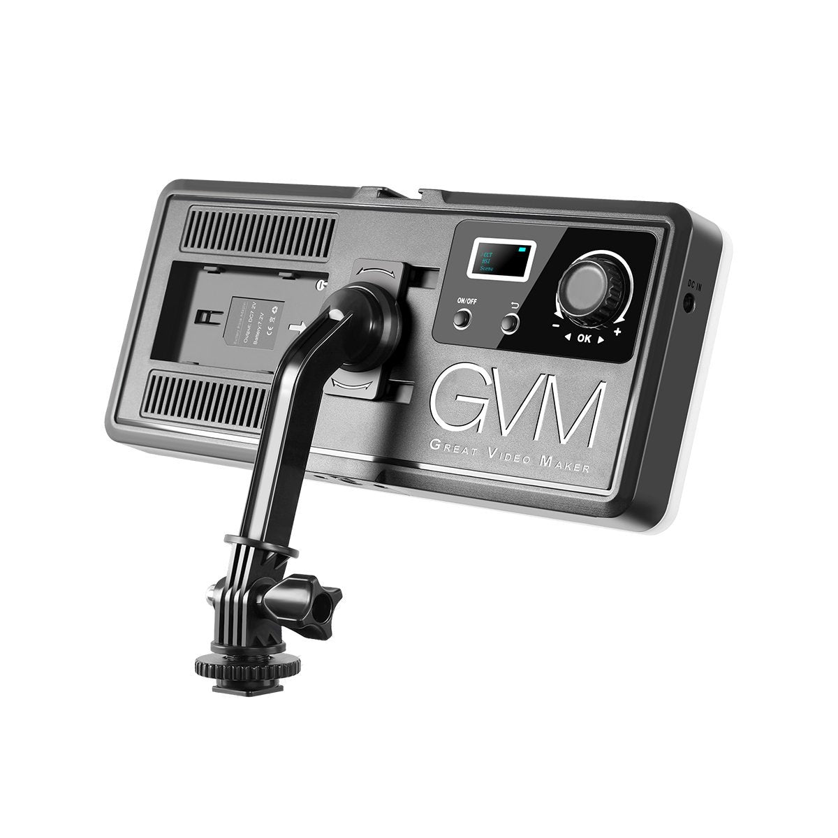 GVM RGB20W On-Camera RGB LED Video Light with Bluetooth APP Control - GVMLED