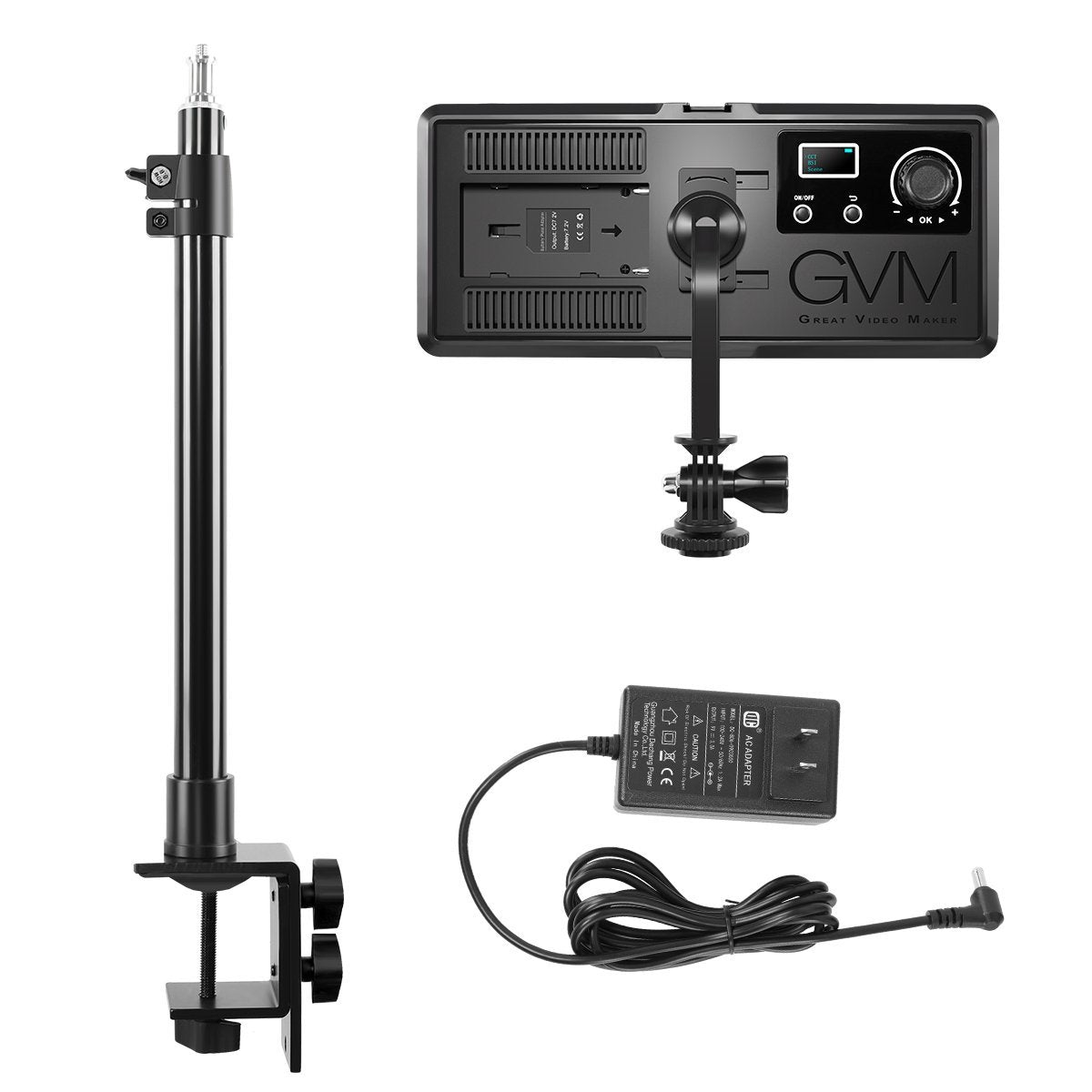 GVM RGB20W On-Camera RGB LED Video Light with Bluetooth APP Control - GVMLED