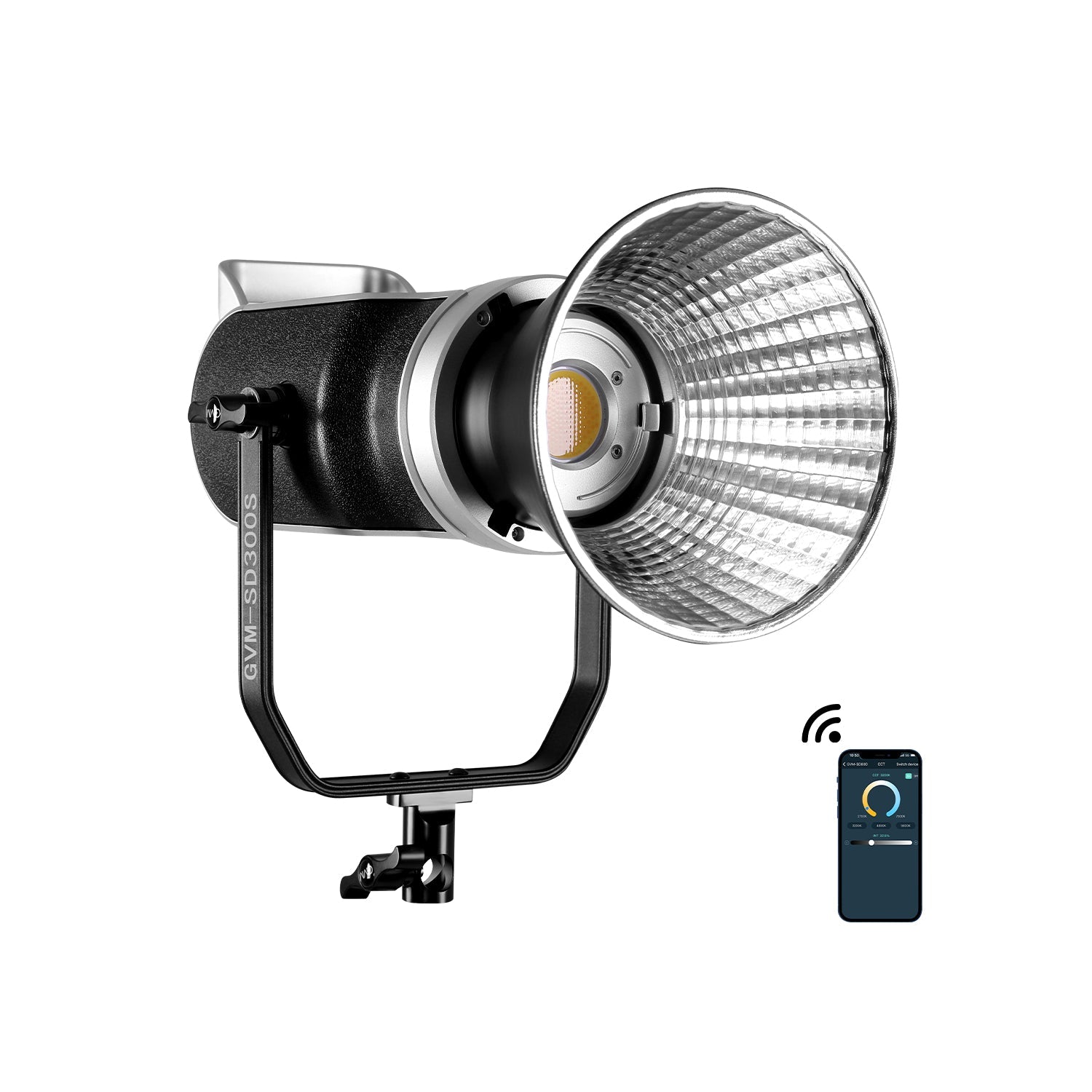 GVM-SD300S 300WDaylight High Power LED Spotlight Daylight Kit (BOGO) - GVMLED