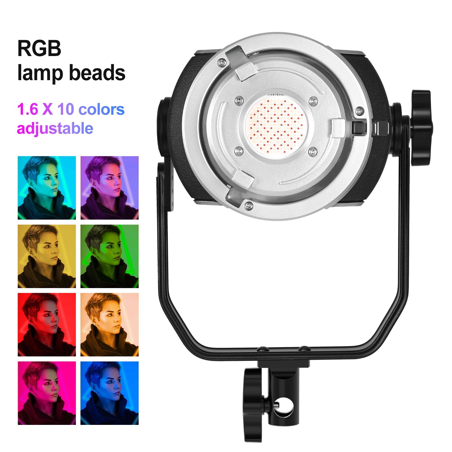 GVM-ST200R 200W Led Video Light RGB+Bi-Color Double Sided Daylight