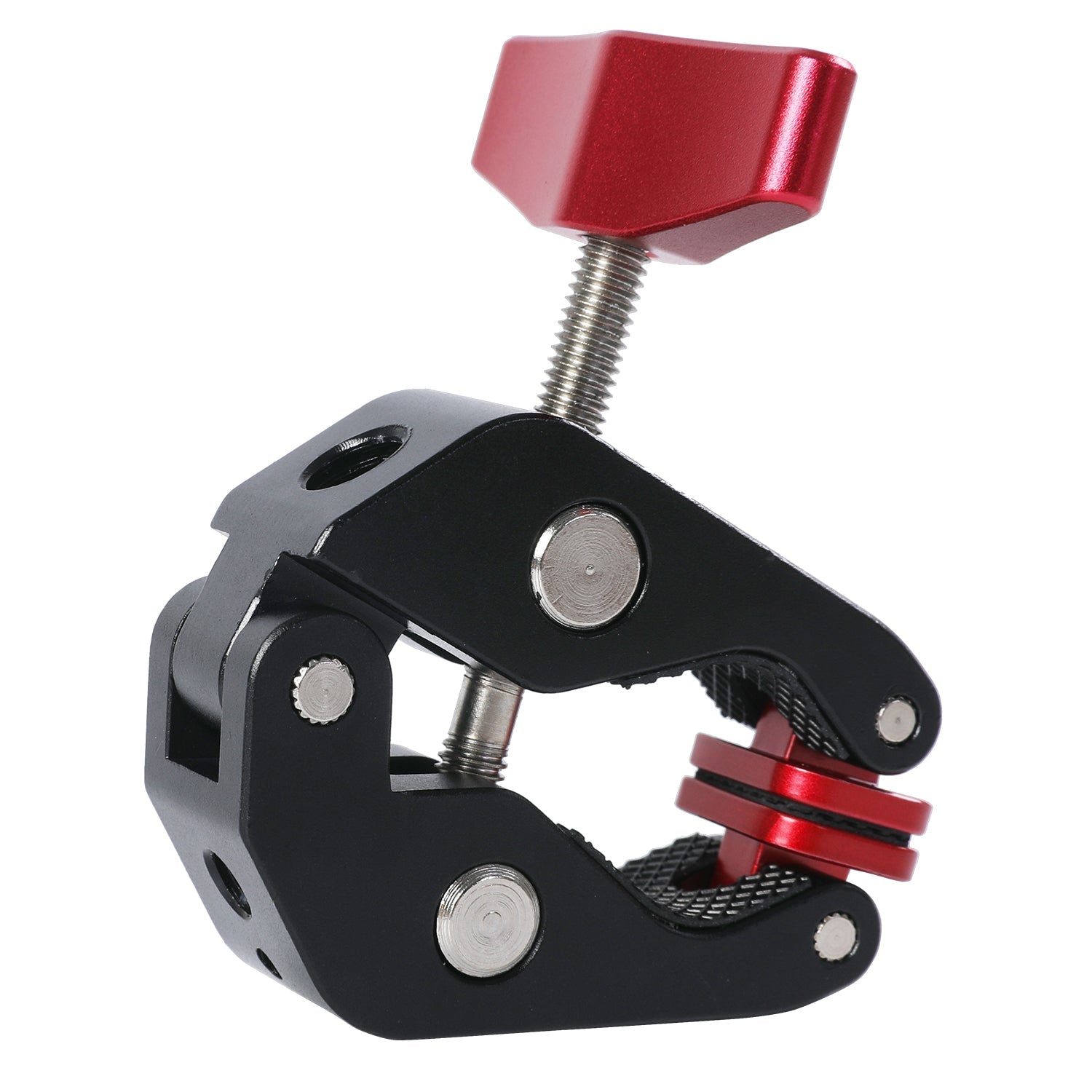 GVM Super Crab Clamp, Magic Arm Gripper Clamp with 1/4 and 3/8 Thread Clips for DSLR Cameras - GVMLED