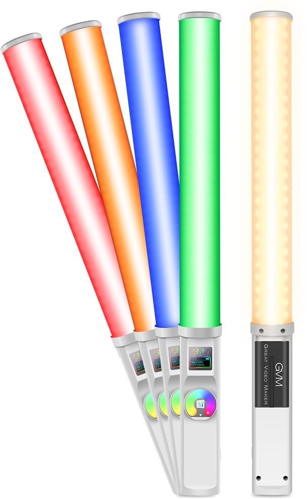 GVM-T20R 20W High Power RGB & Bi-Color Wand Light - GVMLED