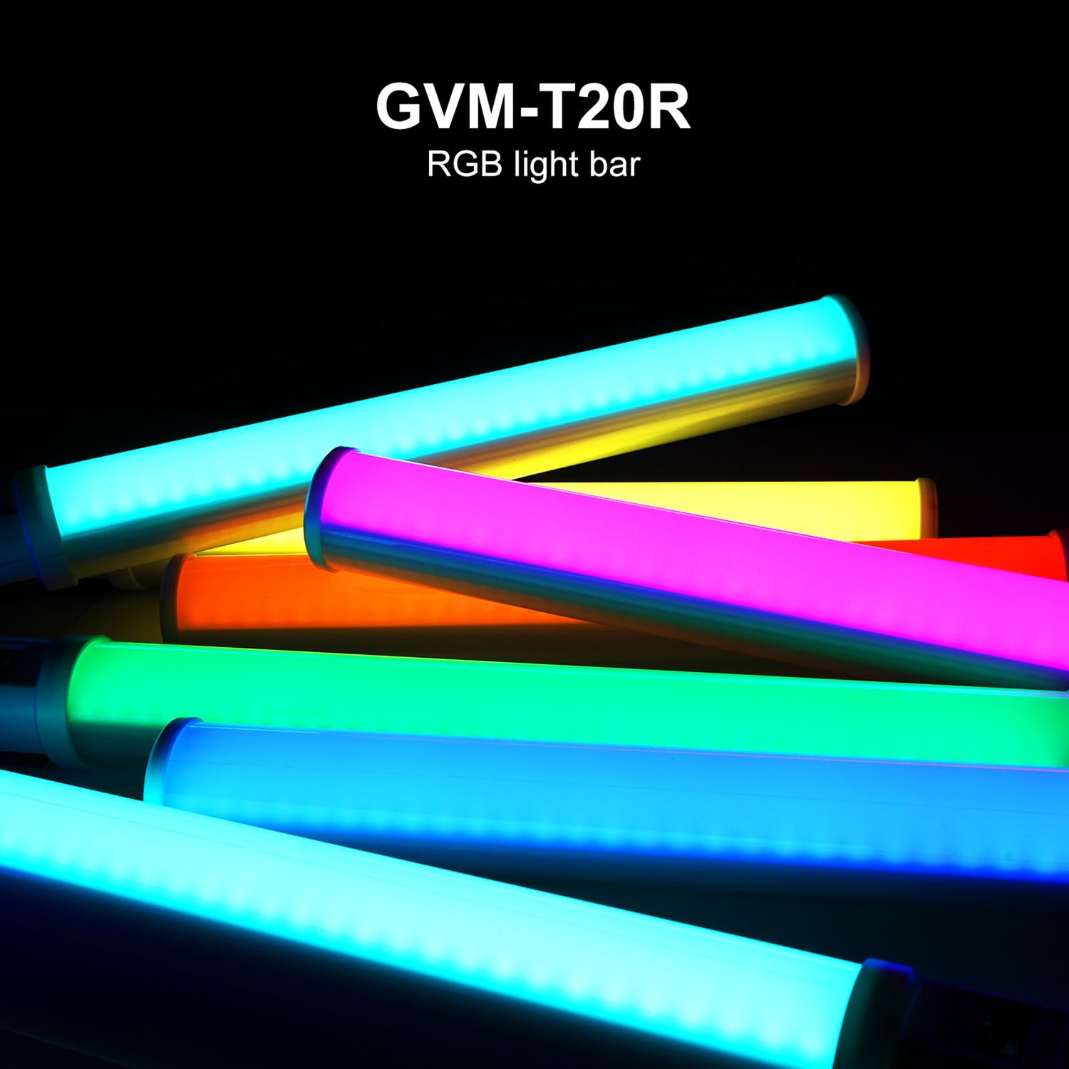 GVM-T20R 20W High Power RGB & Bi-Color Wand Light - GVMLED