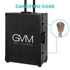 Gvm Teleprompter Travel Kit With 18.5 Android All In One Monitor And Flight Case - GVMLED