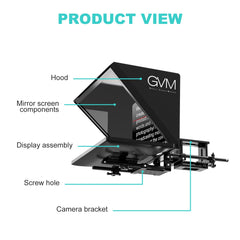 Gvm Teleprompter Travel Kit With 18.5 Android All In One Monitor And Flight Case - GVMLED