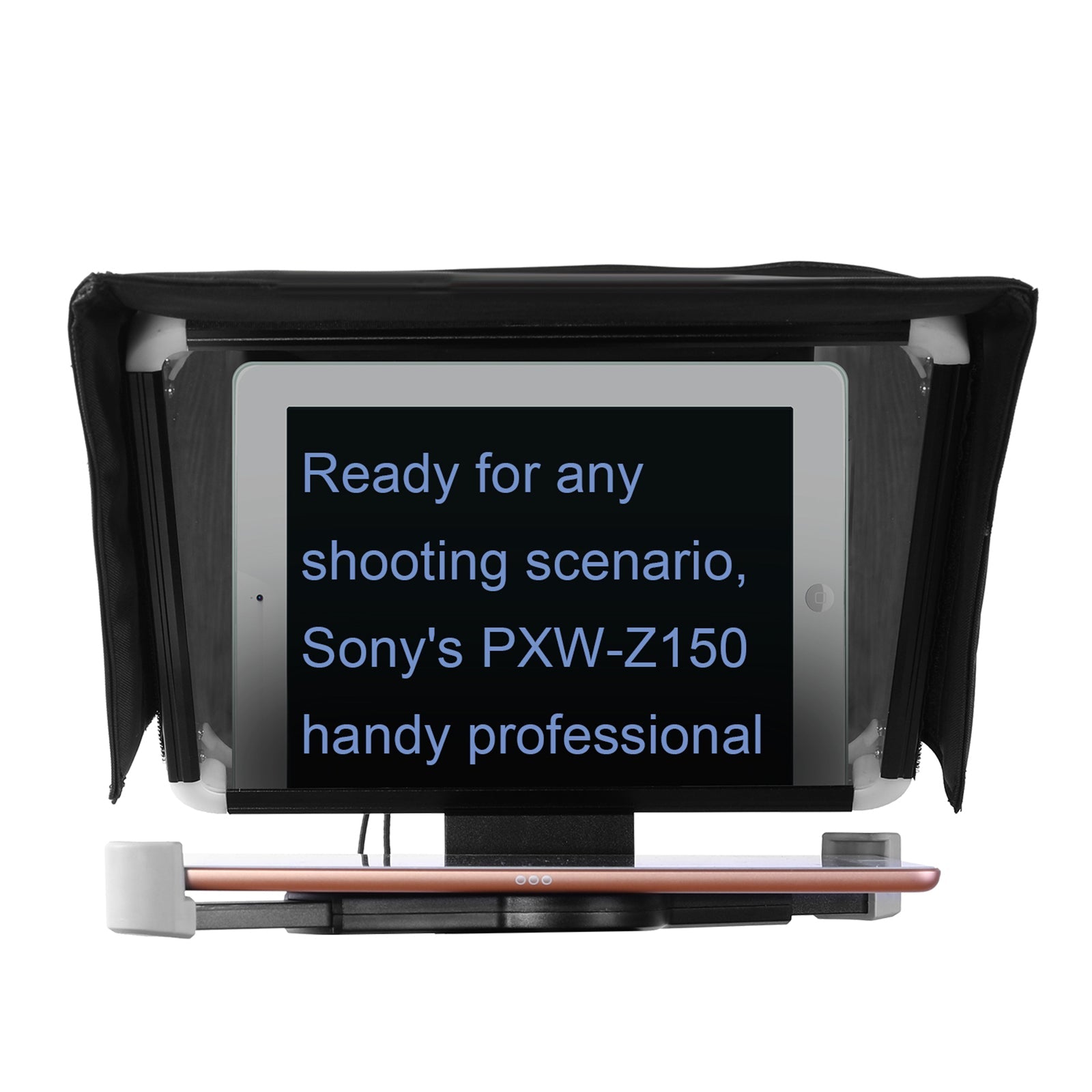 GVM TQ-M Teleprompter for iPad Tablet & Smartphone with Bluetooth APP Control - GVMLED