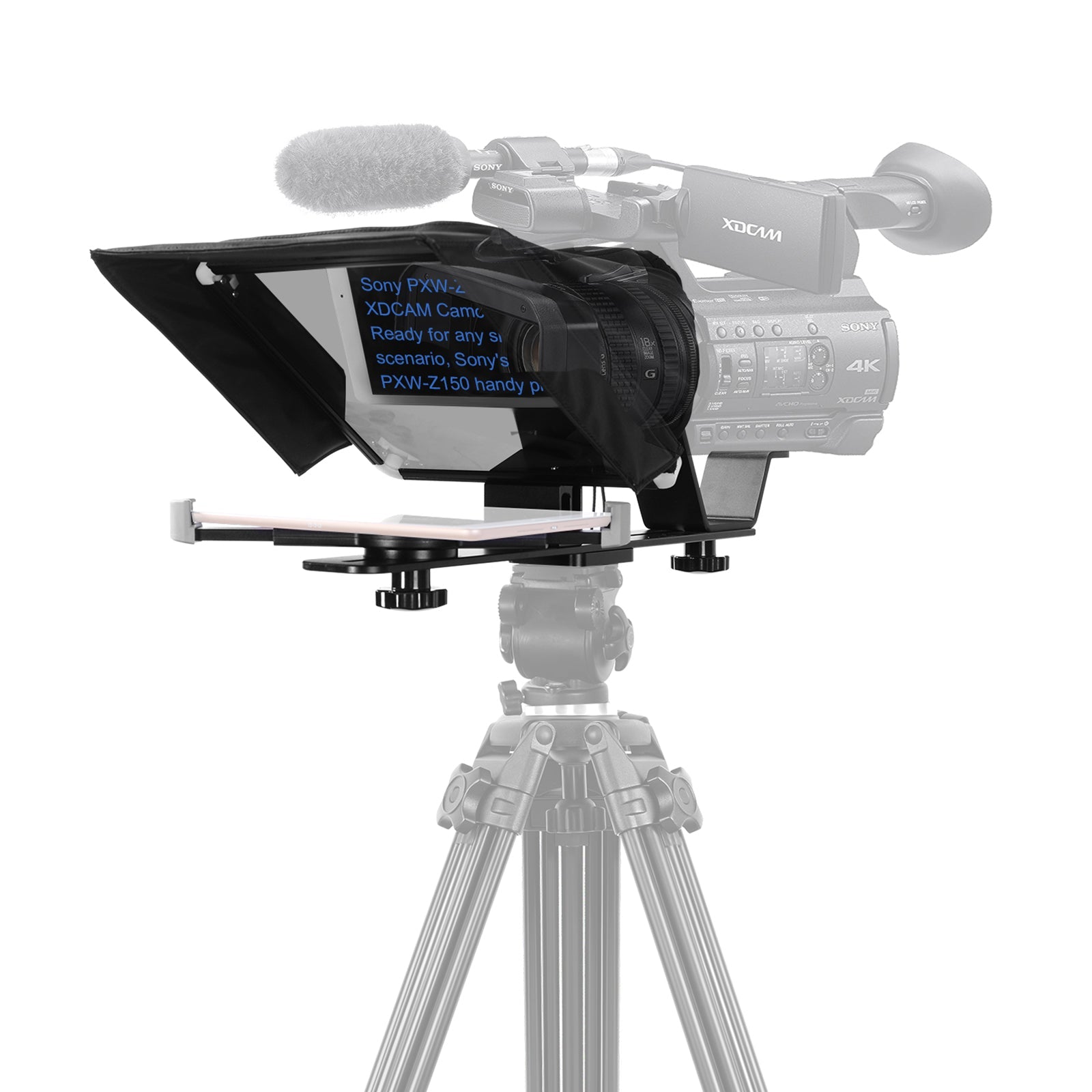 GVM TQ-M Teleprompter for iPad Tablet & Smartphone with Bluetooth APP Control - GVMLED