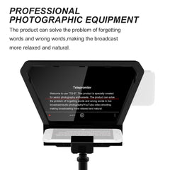 GVM TQ-S Teleprompter for iPad Tablet & Smartphone with Bluetooth APP Control - GVMLED
