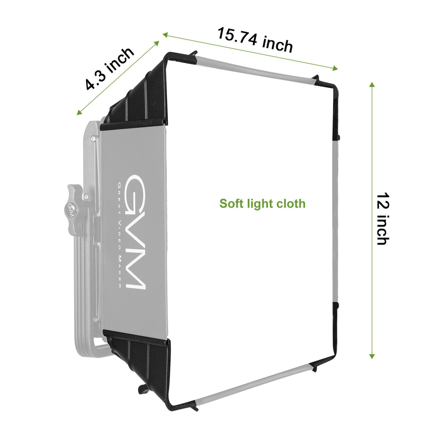 GVM Video Light Softbox for 1300D - GVMLED