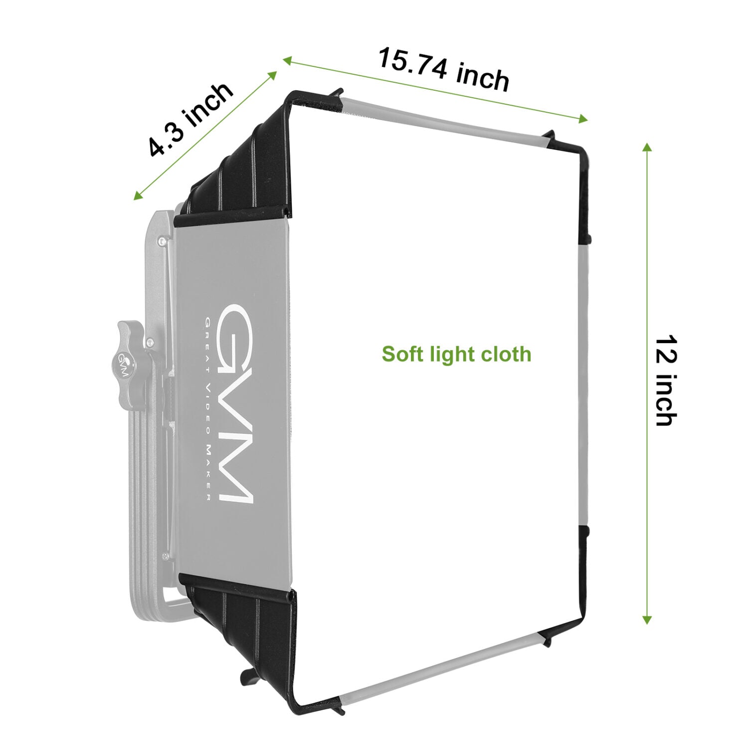GVM Video Light Softbox for 1300D - GVMLED