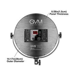 GVM Y60D256 Bi-Color LED Video Edge Light (15") - GVMLED