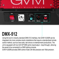 GVM YU300R Led Video Lights Panel Rgb And Bi-Color Studio Light - GVMLED