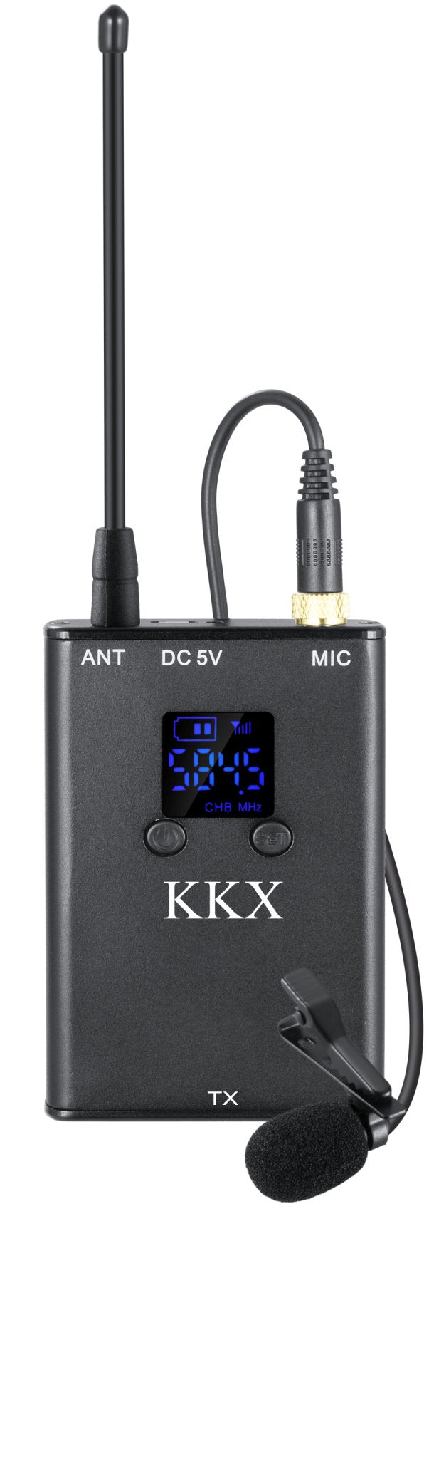 XK200 Wireless Lavalier Microphone - GVMLED